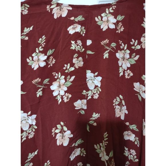 Forever 21 Short Sleeve Floral Cardigan Size S - Picture 4 of 5